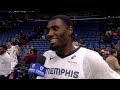 Vince Williams Jr. Walk off Interview | Grizzlies vs. Pelicans