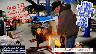 How To Disassemble A 53 Ls Engine On Streetcar Hqtv S2 E4