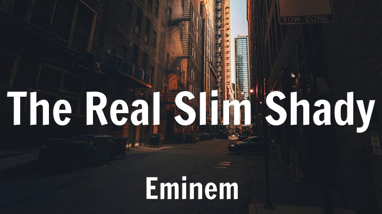 Eminem - The Real Slim Shady (Lyrics) - YouTube