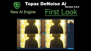 TOPAZ DENOISE AI: First Look (New Ai Engine) Version 3.0.3