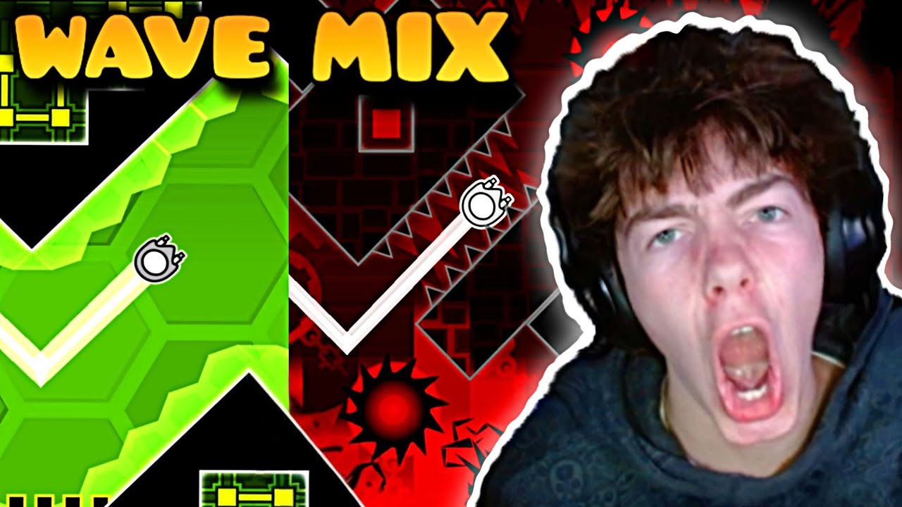 RANDOM Wave Mix In Geometry Dash! - YouTube