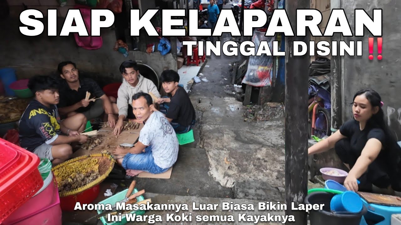 SIAP KELAPARAN TINGGAL DISINI‼️PEMUKIMAN PADAT BELAKANG POLSEK TANAH ABANG JAKARTA PUSAT