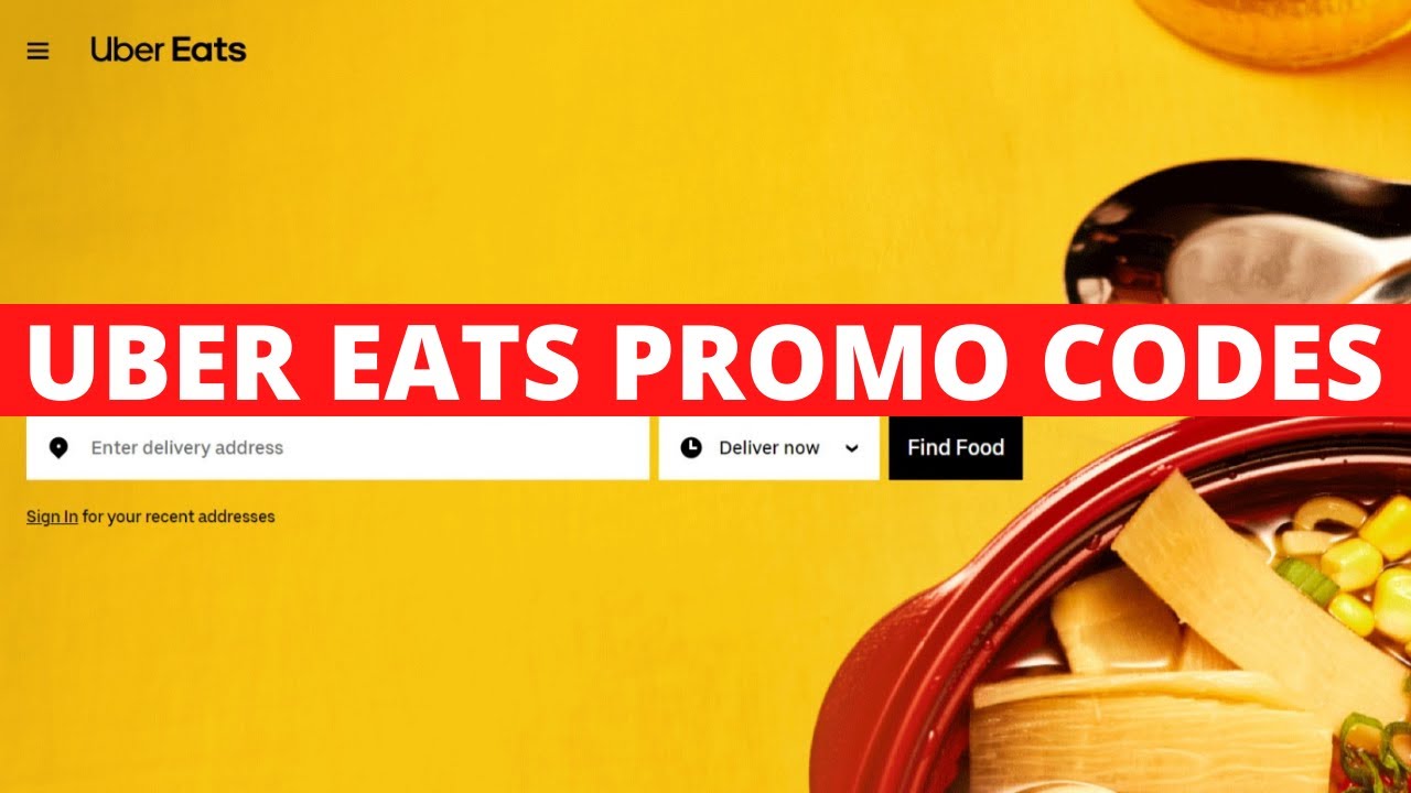 FREE UBER EATS PROMO CODES FOR EXISTING & NEW USERS SAVE YouTube