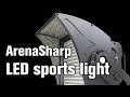 Professional led sports lighting for a large stadium