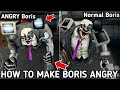 How To Make Boris Angry In Ice Scream 8 | Normal Boris Vs Angry Boris Chase Scene In Ice Scream 8