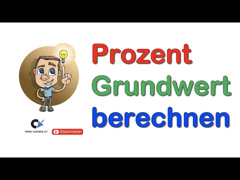 Prozentrechnung Anfangsbestand und Endbestand berechnen