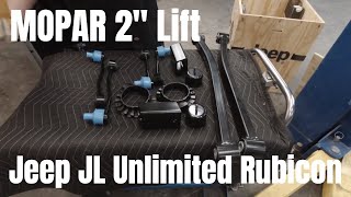 Jeep JL Unlimited Rubicon  MOPAR 2' Lift Install