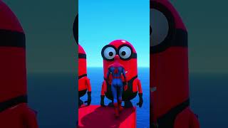 GTA 5 Mods: Spider-Man vs Minions vs Avengers – Who Wins? 🤯Ep 63 #gta5 #gta #spiderman #minions