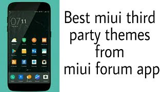 Get best miui third party themes from miui forum app. Full installation. screenshot 3
