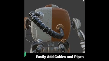Blender Secrets - Easily add Cables and Pipes