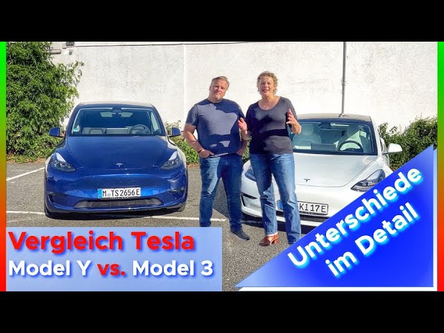 Vergleich Tesla Model Y vs. Model 3