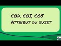 Cod coi cos attribut du sujet