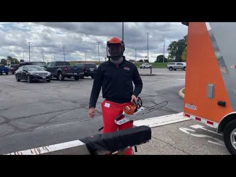 Stihl Woodcutter Chaps Demonstration