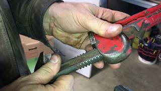 make your old pipe wrench WORK like NEW