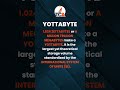 Word Of The Day Yottabyte 