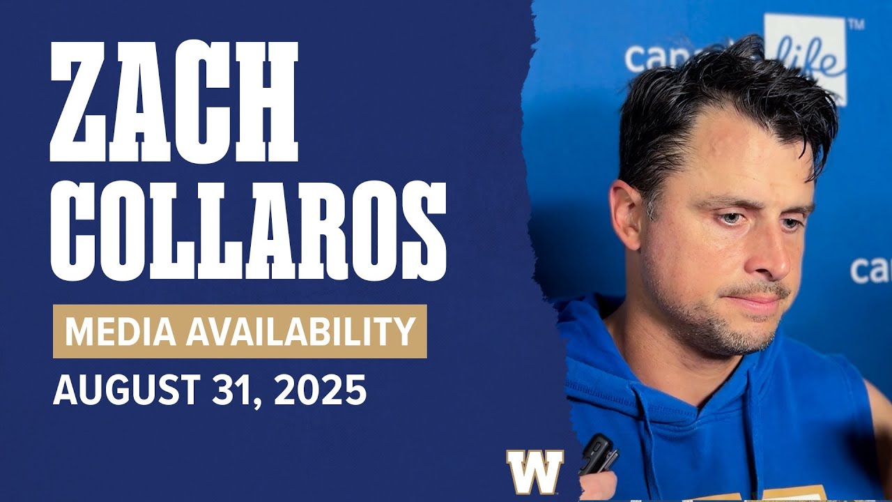Zach Collaros |  August 31, 2025
