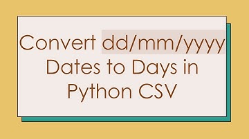 Convert dd/mm/yyyy Dates to Days in Python CSV