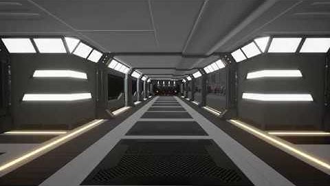SciFi Corridor at Unreal Engine 4
