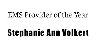 2022 EMS Provider of the Year