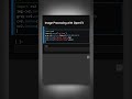 Image Processing with OpenCV