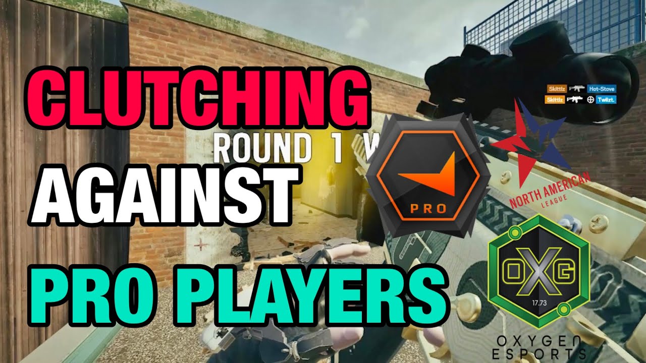 CLUTCHING Against PROFESSIONAL Players - Rainbow Six Siege - YouTube