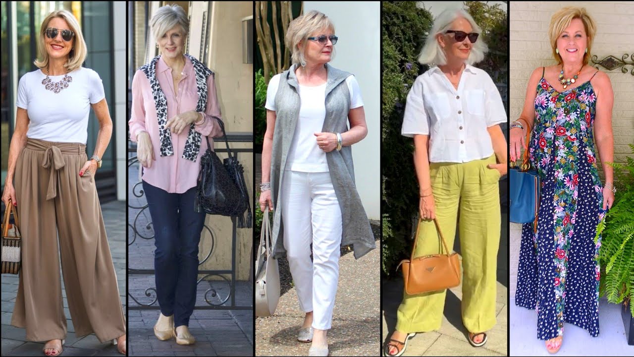 Натуральные модели для женщин старше 50 60 70 лет🔥💄Новая осенняя мода, часть №03