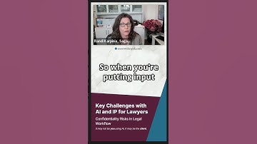 Why Attorneys Must Protect Confidentiality When Using AI #ai #aiinlaw