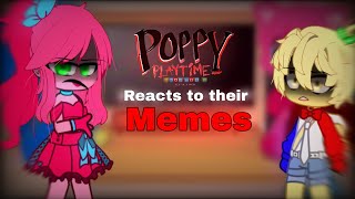 Poppy Playtime Chapter 2 react to their memes|Gacha Club |Poppy Playtime Chapter 2|