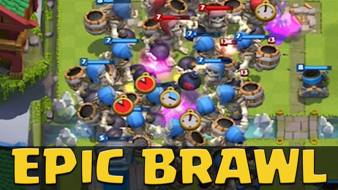 20+ GIANT SKELETON BRAWL!!! APRIL FOOLS Clash Royale YouTube