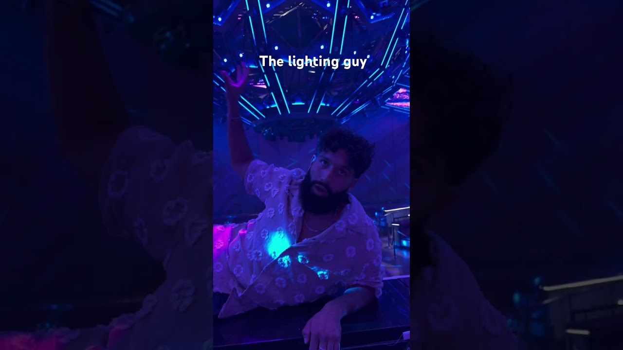 The lighting guy w/ @SickickMusic