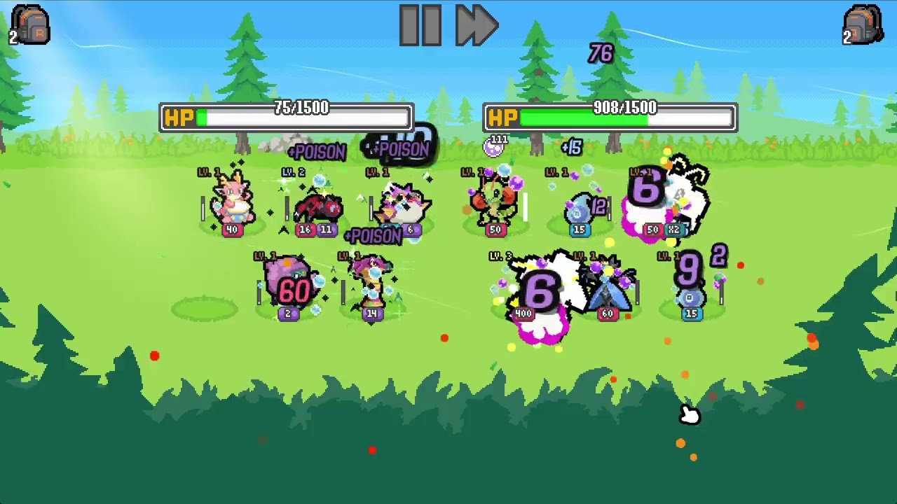008 Batomon, Perma Scaling Auto Battler Gameplay