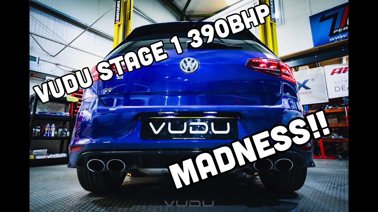** 390BHP** GOLF R STAGE 1 + VUDU REMAP DYNO TESTED RTS CLUTCH INSTALL