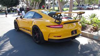 Signal Yellow Porsche 911 GT3 RS w/ BBS Wheels (w/ startup)