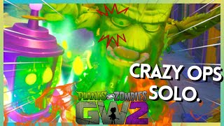 Can You Beat CRAZY Graveyard Ops Solo? (PvZGW2)