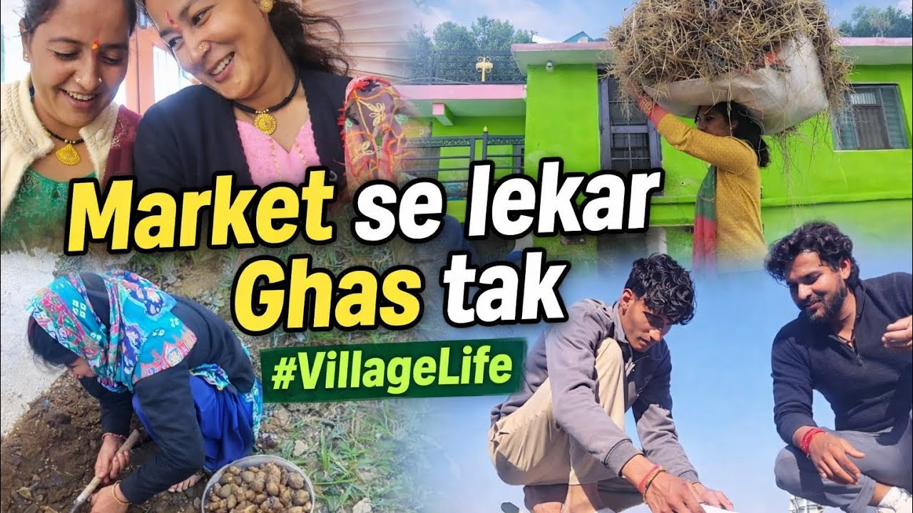 “Market se lekar pahad ki chadhai tak 😅 Full day vlog!”