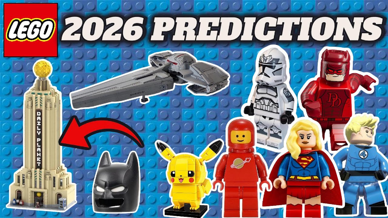Прогнозы карточек бинго Lego 2026!