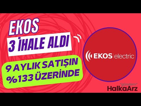 EKOS AZ ÖNCE 3 ADET İHALE ALDI- 3 DEV İHALE - YARIN HİSSEYE ETKİSİ NE OLACAK MERAKTAYIZ!!!