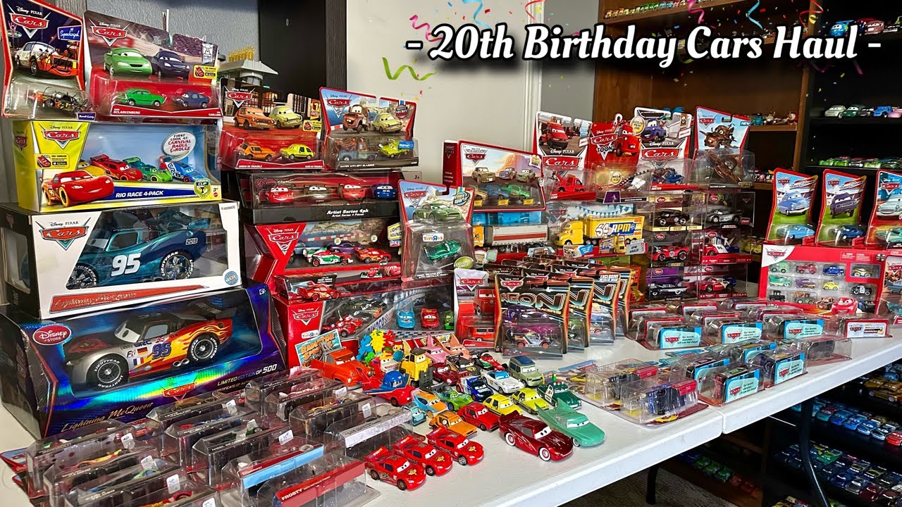 LIVE 🔴] Unboxing a 200+ Disney Cars Diecasts Haul — 20th Birthday