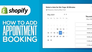 How To Add Appointment Booking System Calendar With Free App On Shopify | Tutorial In (2022)