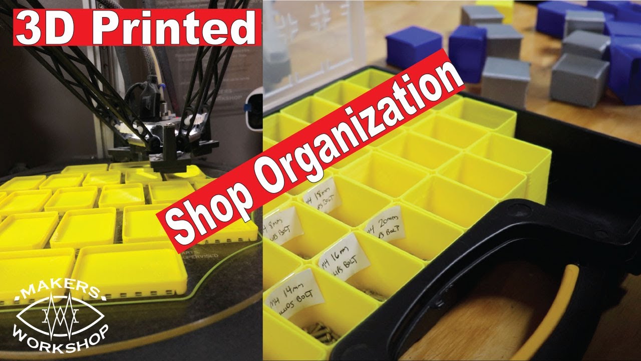 3D Printed Tool and Hardware Organizer (with Free Files) 