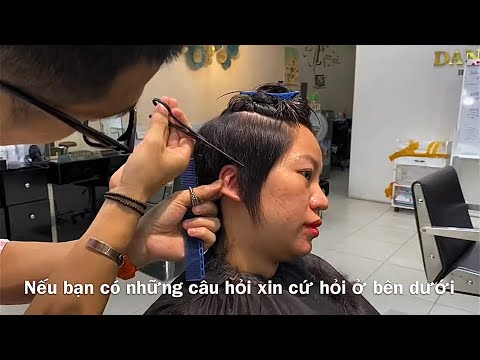 Dang Hieu. Cut Tomboy, Super Pixie. (Hướng dẫn cắt tóc ngắn Tém )