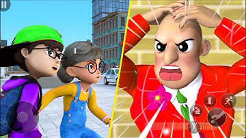 Scary Evil Horror Teacher: Scary Prankster 3D Game Walkthrough | Android GamePlay