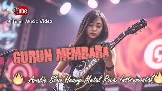 ⚡ Gurun Membara – Arabic Slow Heavy Metal Rock Instrumental 🔥 | AI Music