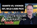 NFL Picks - New York Giants vs Minnesota Vikings Prediction, 1/15/2023 Wild Card NFL Free Picks