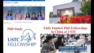USTC China PhD Fellowships for International students 2026 USTC China PhD Fellowships for International students 2026