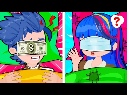 Broke Student vs Rich Student - Awkward School Moments | Poor Princess Life Animation