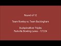 D4E Triples 2024 Round of 12: Team Rowley vs. Team Buckingham