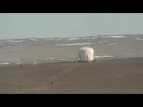 FMARS 2009 - FMARS Hab - viewed from the air by 2n...