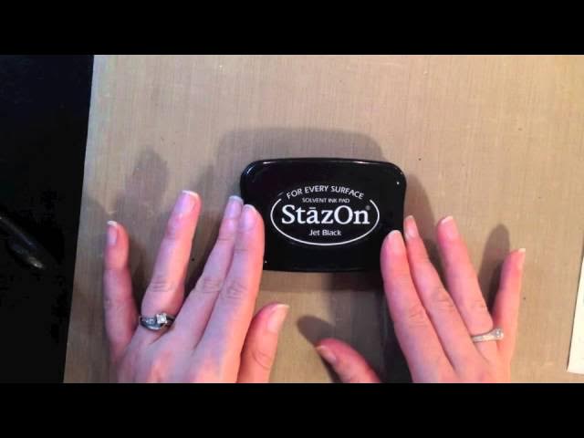 Mythbusting - StazOn Ink & StazOn Cleaner with Clear Stamps