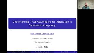 Understanding Trust Assumptions for Attestation in Confidential Computing